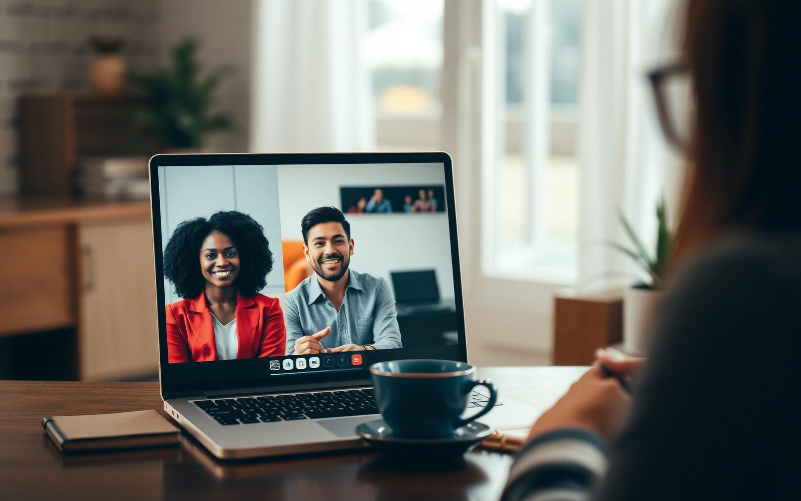 A mentee on a Mentorix video session